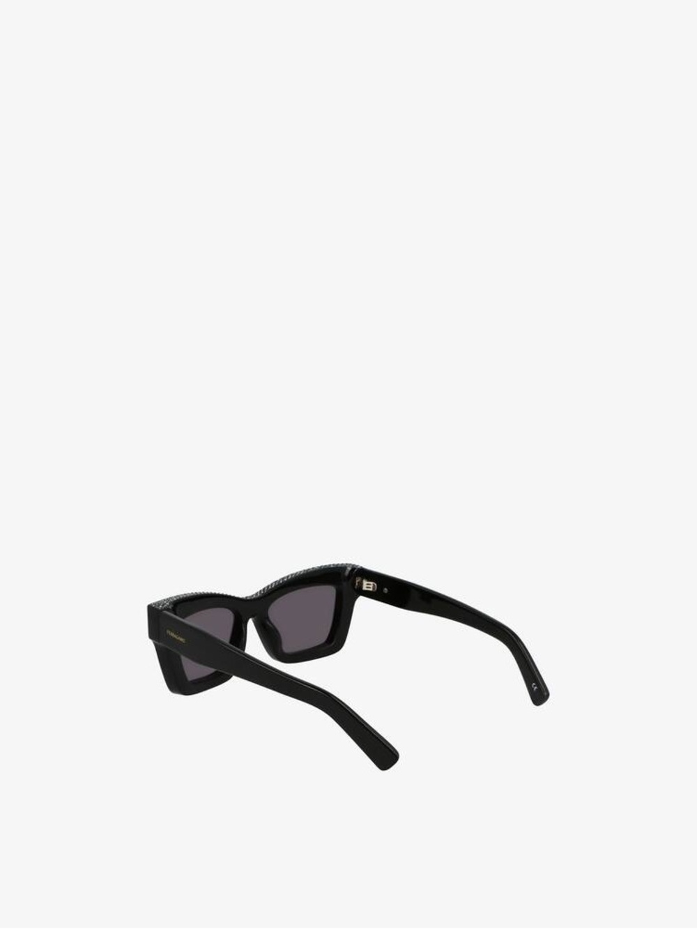 Salvatore Ferragamo Black Crystal-Studded Square Sunglasses - Picture 5 of 7